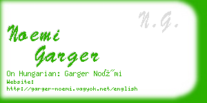 noemi garger business card